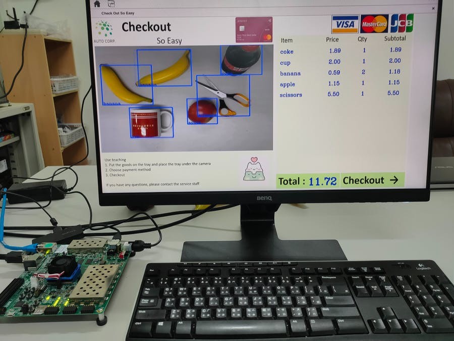 Checkout So Easy - Real-time Smart Retail System For FPGA