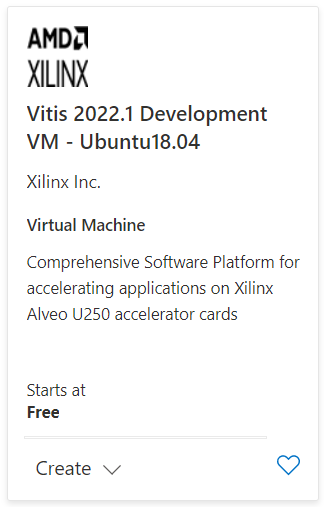 Xilinx Alveo U250 Development VM – Ubuntu18.04