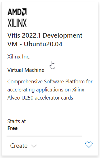 Xilinx Alveo U250 Development VM – Ubuntu20.04
